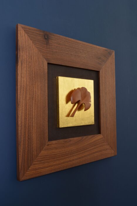 Wall Art Ginkgo Gold left side